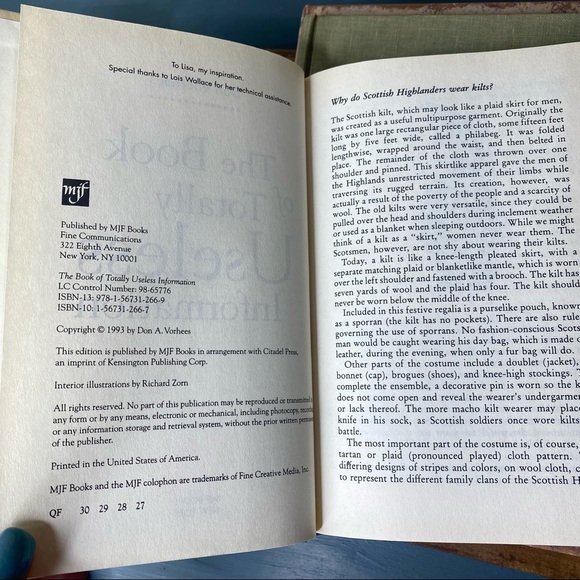 The Book of Totally Useless Info Coffee table Book - Picture 10 of 13